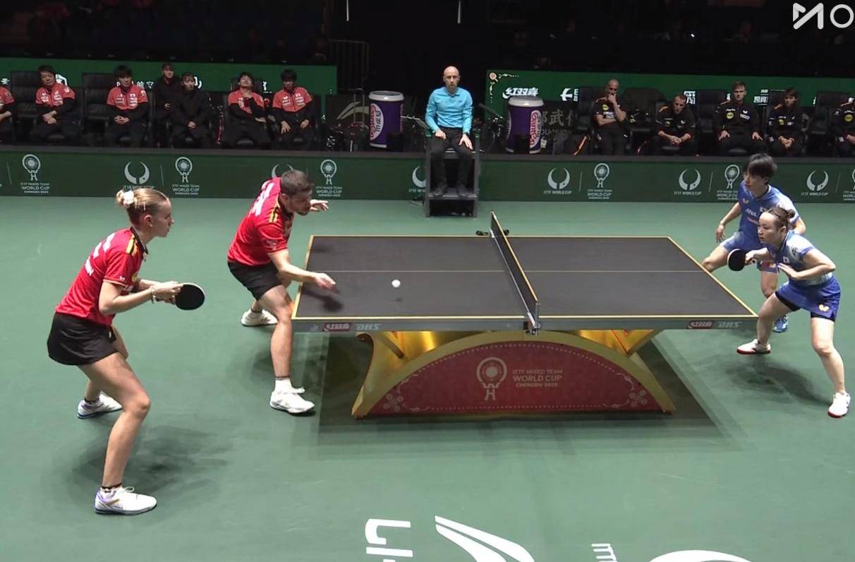 日本队横扫德国队，张本智和带队取胜